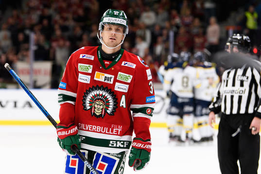 Frölundas Nicklas Lasu deppar