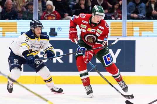 s Didrik Strömberg och Frölundas Elmer Söderblom