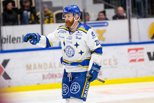 Leksands Mattias Ritola jublar