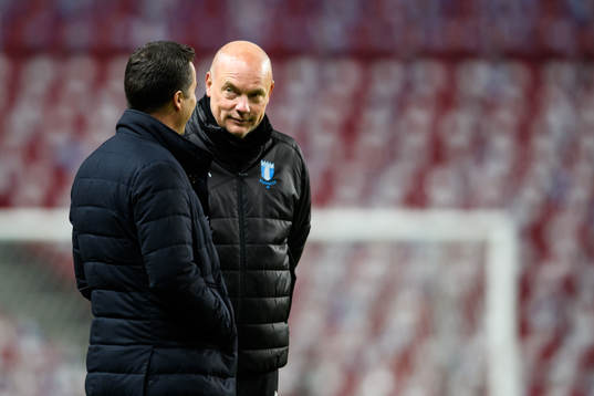 Uwe Rösler, head coach and sportchef och tränare Daniel Andersson of Malmö FF