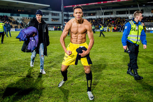 Kevin Kabran of Start celebrates