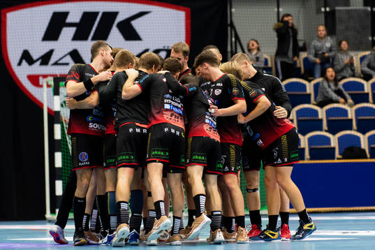 HK Malmös spelare jublar