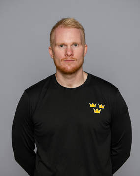 Adam Almqvist Andersson, Video Coach of Sweden poses for a