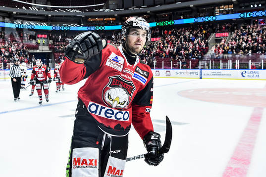 Malmö Redhawks Matias Myttynen jublar