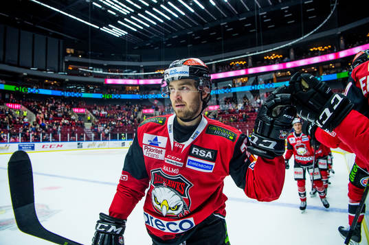 Malmö Redhawks Matias Myttynen jublar