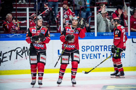 Malmö Redhawks Jesper Jensen Aabo och Matias Myttynen