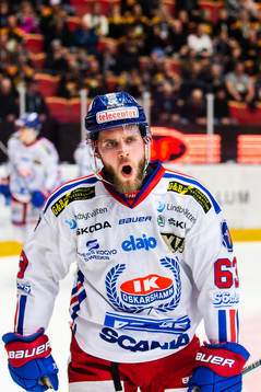 Oskarshamns Robin Söderqvist jublar