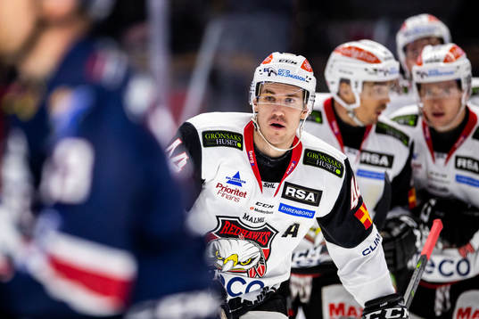Malmö Redhawks Jesper Jensen Aabo jublar