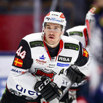 Malmö Redhawks Jesper Jensen Aabo jublar