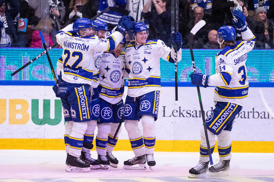 Leksands Lucas Nordsäter jubel