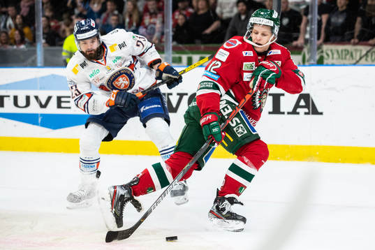 Växjös Roman Horak och Frölundas Max Friberg