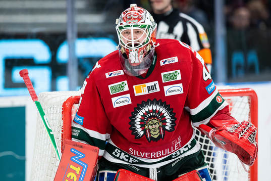 Frölundas målvakt Niklas Rubin