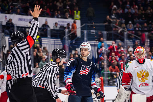Oliver Wahlstrom of USA reacts