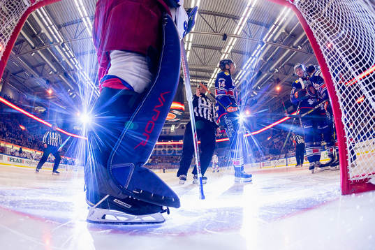 Växjös spelare jublar