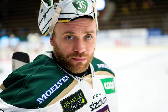 Färjestads målvakt Markus Svensson
