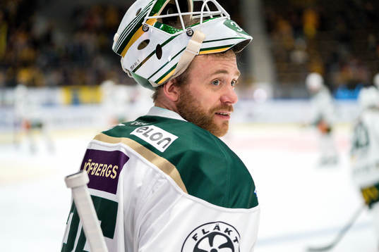 Färjestads målvakt Markus Svensson