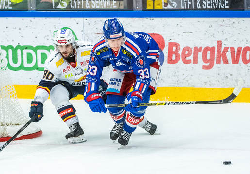 Oskarshamns Filiph Engsund och Djurgårdens Gustav Possler