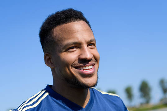 Martin Olsson is being interviewed