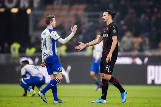 Zlatan Ibrahimovic of Milan