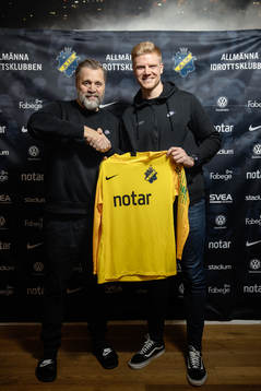 s sportchef Björn Wesström och Jakob Haugaard, ny