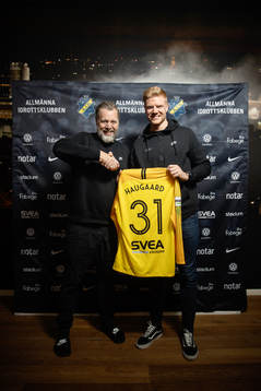 s sportchef Björn Wesström och Jakob Haugaard, ny