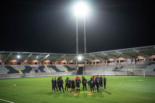 Laget samlas på Bravida arena