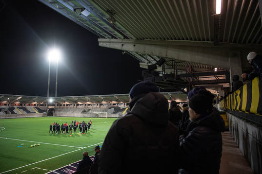 Laget samlas på Bravida arena