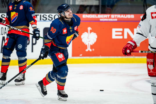 Gustav Possler of Djurgården looks hurt