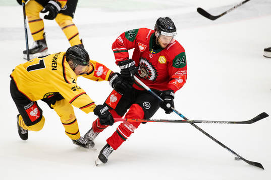 Juhani Tyrväinen of Luleå and Theodor Lennström of