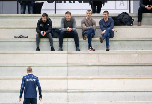 Assisterande sportchef Pontus Farnerud, sportchef Kennet