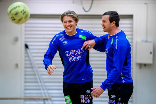 William Aar and Sander Sagosen of Norway