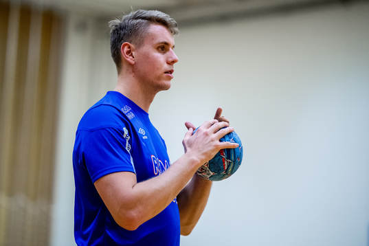 Goalkeeper Kristian Sæverås of Norway