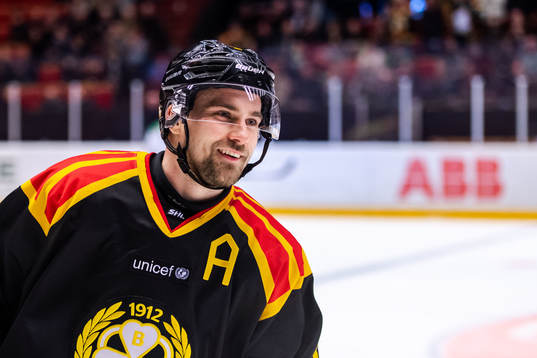 Brynäs Lukas Kilström jublar