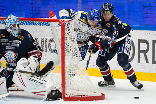 Leksands Martin Karlsson och Linköpings Adam Ginning