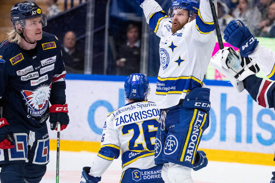 Leksands Mattias Ritola jublar