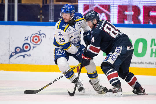 Leksands Linus Persson och Linköpings Jimmy Andersson