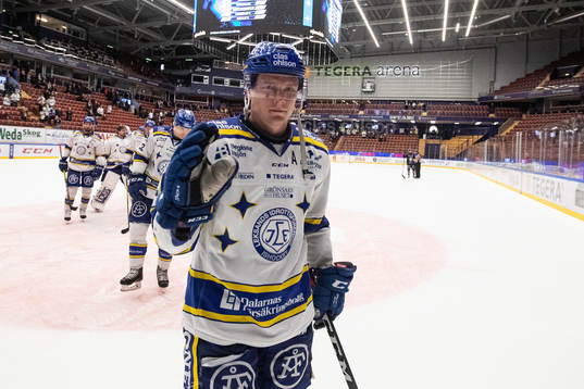 Leksands Patrik Zackrisson jublar