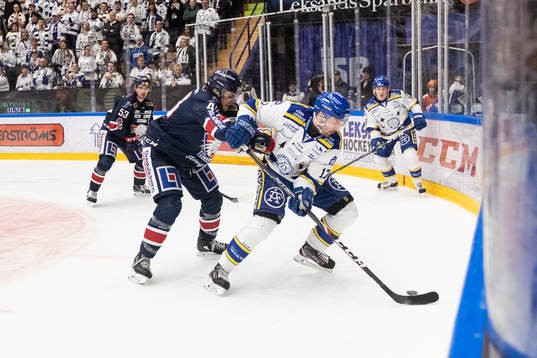 Linköpings Adam Helewka och Leksands Daniel Olsson Trkulja