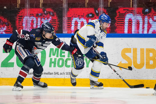 Linköpings Simon Lundmark och Leksands Daniel Olsson