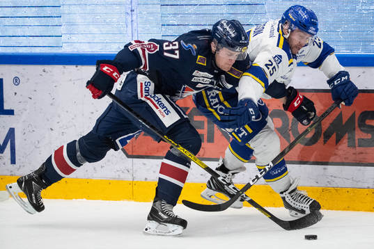 Linköpings Adam Ginning och Leksands Linus Persson