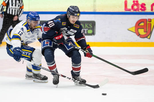 Leksands Fredrik Forsberg och Linköpings Adam Helewka