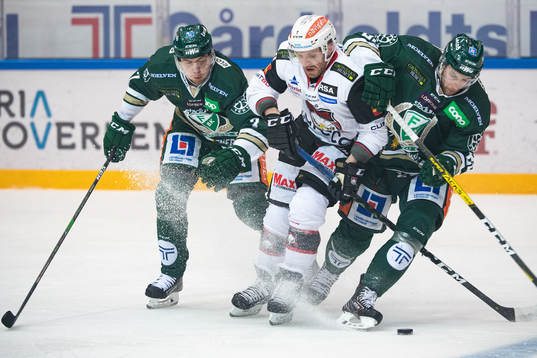 Färjestads Johan Ivarsson och Per Åslund