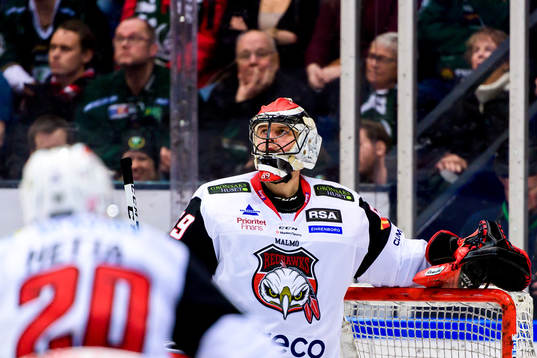 Malmö Redhawks målvakt Oscar Alsenfelt