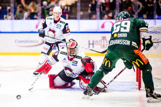 Malmö Redhawks målvakt Oscar Alsenfelt