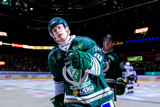 Färjestads Marcus Nilsson jublar
