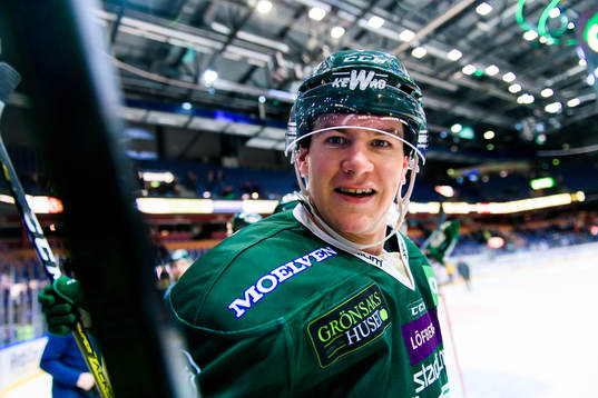 Färjestads Michael Latta jublar