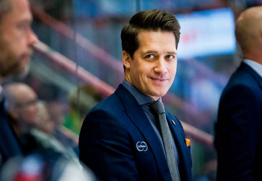 Växjös tränare Sam Hallam