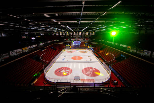 Interiör av Monitor ERP Arena