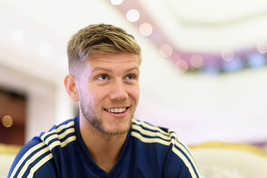 Anton Salétros is being interviewed