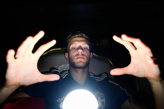 Anton Salétros poses for a picture